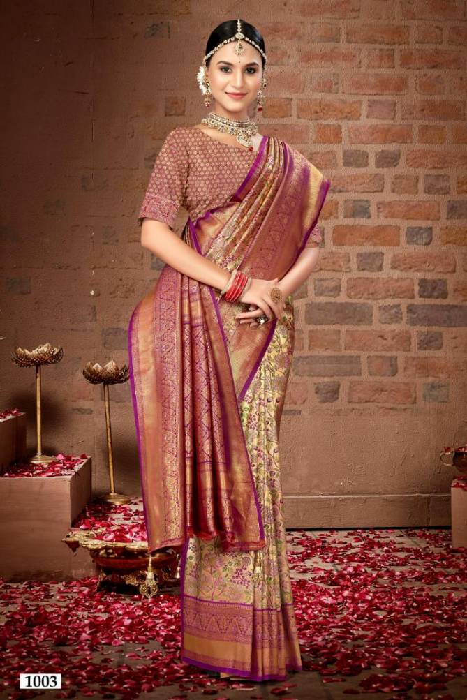 Sheela 32 By Bunawat Banarasi Silk Wedding Sarees Wholesale Price In Surat
